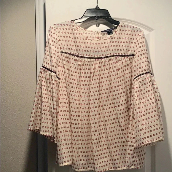 French Connection Bell Sleeve Top - Picture 1 of 8